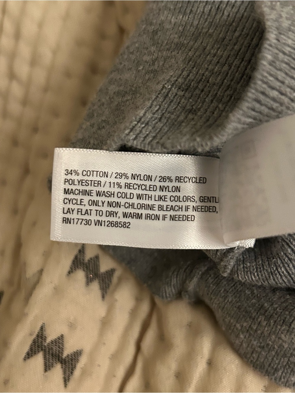 Universal Thread Gray Ribbed Scoop-Neck Button Cardigan - Picture 8 of 9